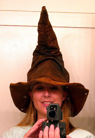 The Sorting Hat (on my own head)
