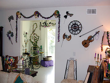 Masks Around Kitchen Entry