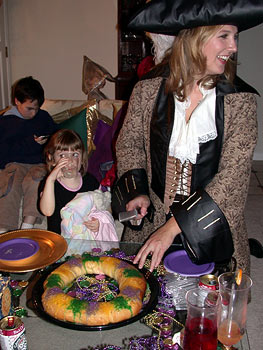 Cutting the King Cake