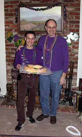 Lyle, Galt & their King Cake